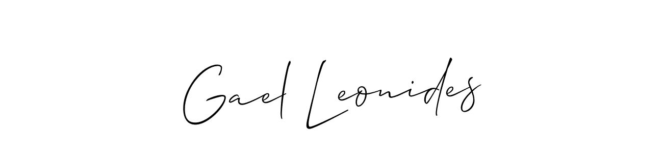 Make a beautiful signature design for name Gael Leonides. Use this online signature maker to create a handwritten signature for free. Gael Leonides signature style 2 images and pictures png
