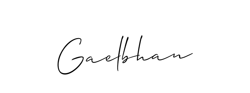 if you are searching for the best signature style for your name Gaelbhan. so please give up your signature search. here we have designed multiple signature styles  using Allison_Script. Gaelbhan signature style 2 images and pictures png