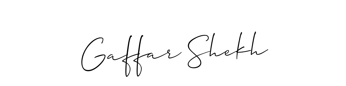 How to Draw Gaffar Shekh signature style? Allison_Script is a latest design signature styles for name Gaffar Shekh. Gaffar Shekh signature style 2 images and pictures png