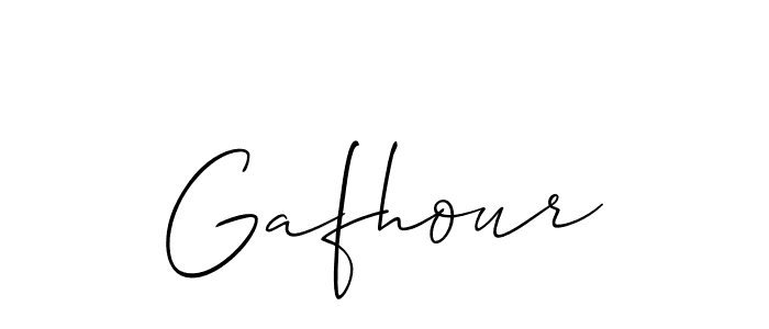 Best and Professional Signature Style for Gafhour. Allison_Script Best Signature Style Collection. Gafhour signature style 2 images and pictures png