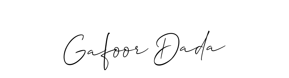 Gafoor Dada stylish signature style. Best Handwritten Sign (Allison_Script) for my name. Handwritten Signature Collection Ideas for my name Gafoor Dada. Gafoor Dada signature style 2 images and pictures png