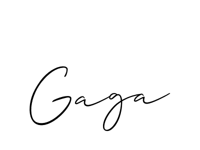 It looks lik you need a new signature style for name Gaga. Design unique handwritten (Allison_Script) signature with our free signature maker in just a few clicks. Gaga signature style 2 images and pictures png