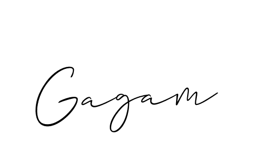 if you are searching for the best signature style for your name Gagam. so please give up your signature search. here we have designed multiple signature styles  using Allison_Script. Gagam signature style 2 images and pictures png