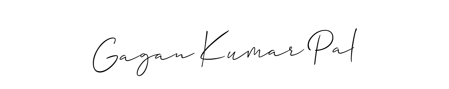 Gagan Kumar Pal stylish signature style. Best Handwritten Sign (Allison_Script) for my name. Handwritten Signature Collection Ideas for my name Gagan Kumar Pal. Gagan Kumar Pal signature style 2 images and pictures png
