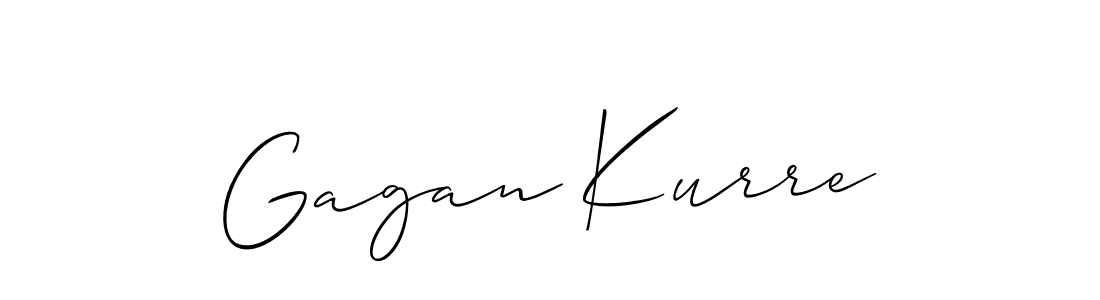 The best way (Allison_Script) to make a short signature is to pick only two or three words in your name. The name Gagan Kurre include a total of six letters. For converting this name. Gagan Kurre signature style 2 images and pictures png