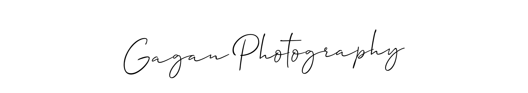 It looks lik you need a new signature style for name Gagan Photography. Design unique handwritten (Allison_Script) signature with our free signature maker in just a few clicks. Gagan Photography signature style 2 images and pictures png