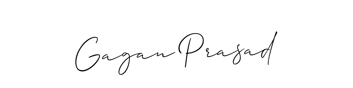 Also You can easily find your signature by using the search form. We will create Gagan Prasad name handwritten signature images for you free of cost using Allison_Script sign style. Gagan Prasad signature style 2 images and pictures png
