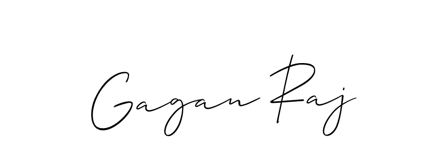 Also we have Gagan Raj name is the best signature style. Create professional handwritten signature collection using Allison_Script autograph style. Gagan Raj signature style 2 images and pictures png