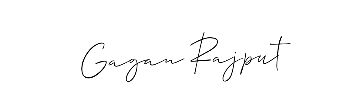 This is the best signature style for the Gagan Rajput name. Also you like these signature font (Allison_Script). Mix name signature. Gagan Rajput signature style 2 images and pictures png