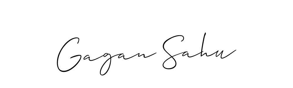 Similarly Allison_Script is the best handwritten signature design. Signature creator online .You can use it as an online autograph creator for name Gagan Sahu. Gagan Sahu signature style 2 images and pictures png