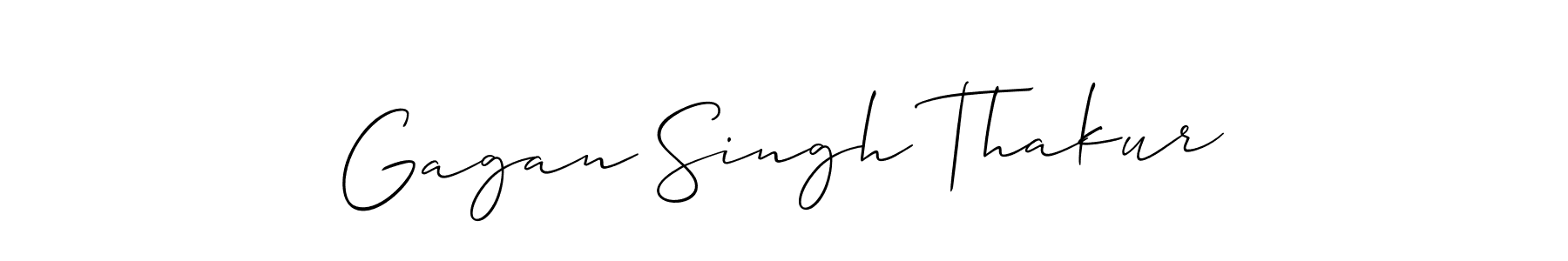 It looks lik you need a new signature style for name Gagan Singh Thakur. Design unique handwritten (Allison_Script) signature with our free signature maker in just a few clicks. Gagan Singh Thakur signature style 2 images and pictures png