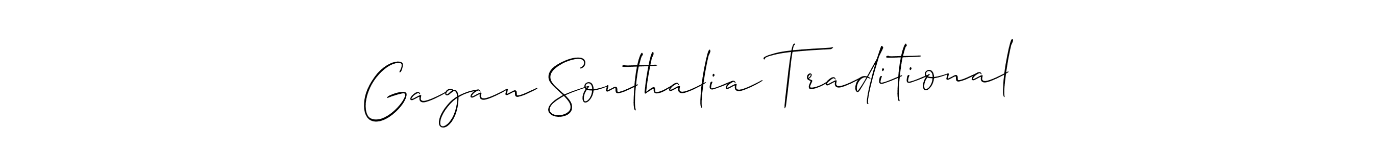 Allison_Script is a professional signature style that is perfect for those who want to add a touch of class to their signature. It is also a great choice for those who want to make their signature more unique. Get Gagan Sonthalia Traditional name to fancy signature for free. Gagan Sonthalia Traditional signature style 2 images and pictures png