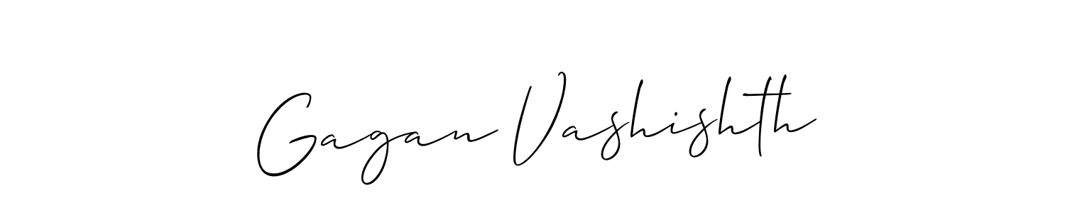 Similarly Allison_Script is the best handwritten signature design. Signature creator online .You can use it as an online autograph creator for name Gagan Vashishth. Gagan Vashishth signature style 2 images and pictures png