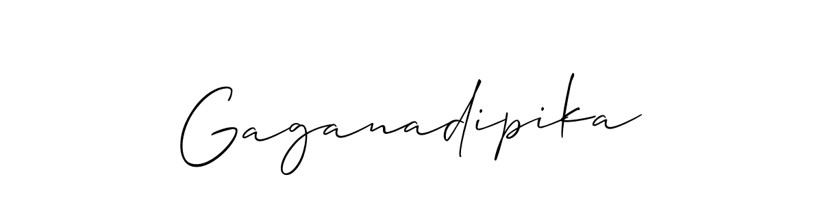 Best and Professional Signature Style for Gaganadipika. Allison_Script Best Signature Style Collection. Gaganadipika signature style 2 images and pictures png