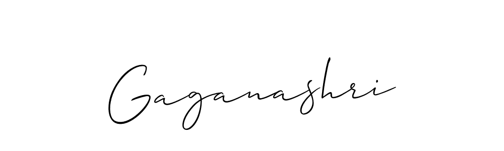 The best way (Allison_Script) to make a short signature is to pick only two or three words in your name. The name Gaganashri include a total of six letters. For converting this name. Gaganashri signature style 2 images and pictures png