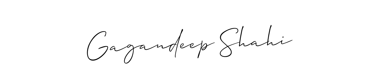 Similarly Allison_Script is the best handwritten signature design. Signature creator online .You can use it as an online autograph creator for name Gagandeep Shahi. Gagandeep Shahi signature style 2 images and pictures png