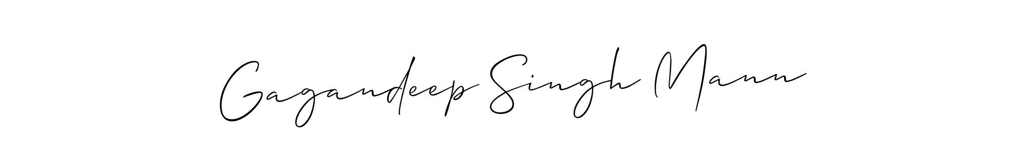 This is the best signature style for the Gagandeep Singh Mann name. Also you like these signature font (Allison_Script). Mix name signature. Gagandeep Singh Mann signature style 2 images and pictures png