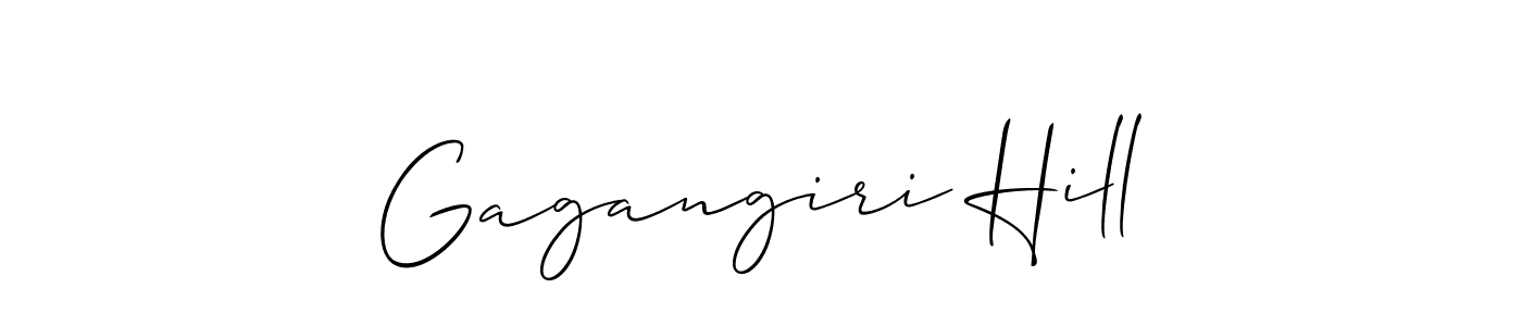 Check out images of Autograph of Gagangiri Hill name. Actor Gagangiri Hill Signature Style. Allison_Script is a professional sign style online. Gagangiri Hill signature style 2 images and pictures png