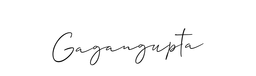 It looks lik you need a new signature style for name Gagangupta. Design unique handwritten (Allison_Script) signature with our free signature maker in just a few clicks. Gagangupta signature style 2 images and pictures png