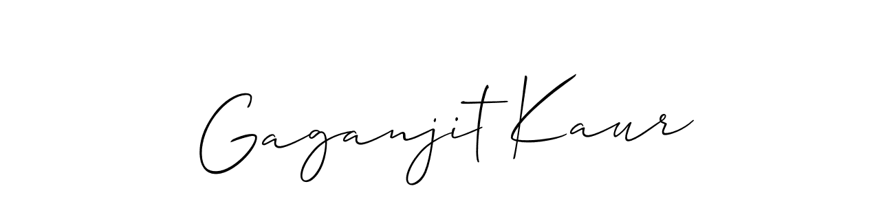 Similarly Allison_Script is the best handwritten signature design. Signature creator online .You can use it as an online autograph creator for name Gaganjit Kaur. Gaganjit Kaur signature style 2 images and pictures png