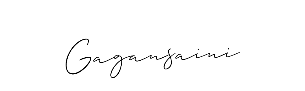 You should practise on your own different ways (Allison_Script) to write your name (Gagansaini) in signature. don't let someone else do it for you. Gagansaini signature style 2 images and pictures png