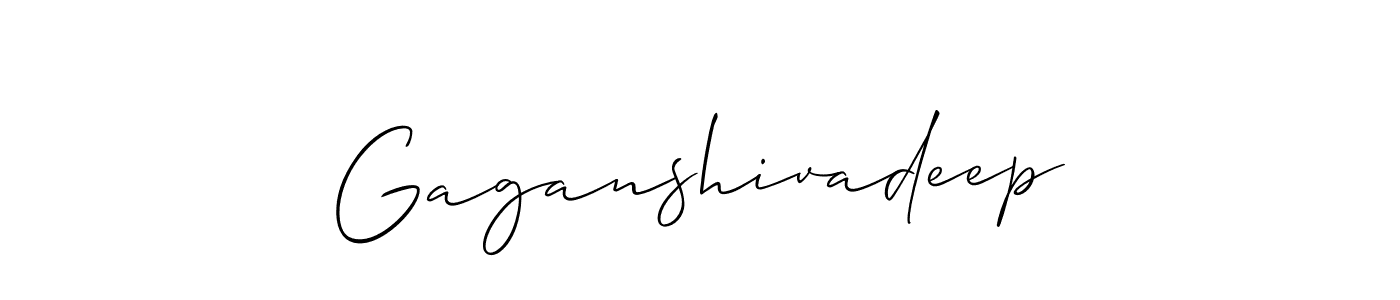 You should practise on your own different ways (Allison_Script) to write your name (Gaganshivadeep) in signature. don't let someone else do it for you. Gaganshivadeep signature style 2 images and pictures png