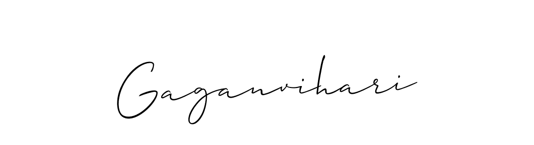 Design your own signature with our free online signature maker. With this signature software, you can create a handwritten (Allison_Script) signature for name Gaganvihari. Gaganvihari signature style 2 images and pictures png