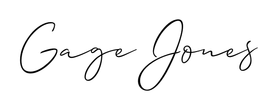 A timeless handwritten aesthetic for Gage Jones. The Allison_Script font gives your signature a handcrafted feel with natural curves. Gage Jones signature style 2 images and pictures png