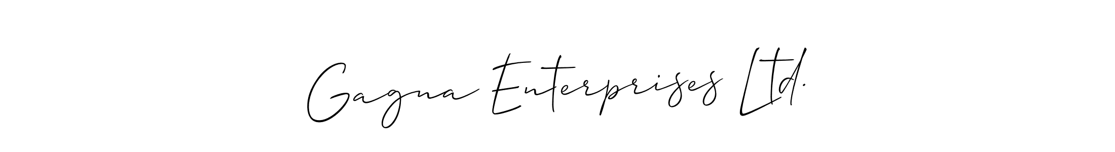 Make a beautiful signature design for name Gagna Enterprises Ltd.. Use this online signature maker to create a handwritten signature for free. Gagna Enterprises Ltd. signature style 2 images and pictures png