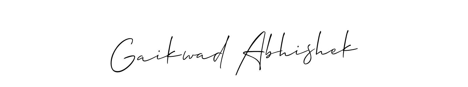 You can use this online signature creator to create a handwritten signature for the name Gaikwad Abhishek. This is the best online autograph maker. Gaikwad Abhishek signature style 2 images and pictures png