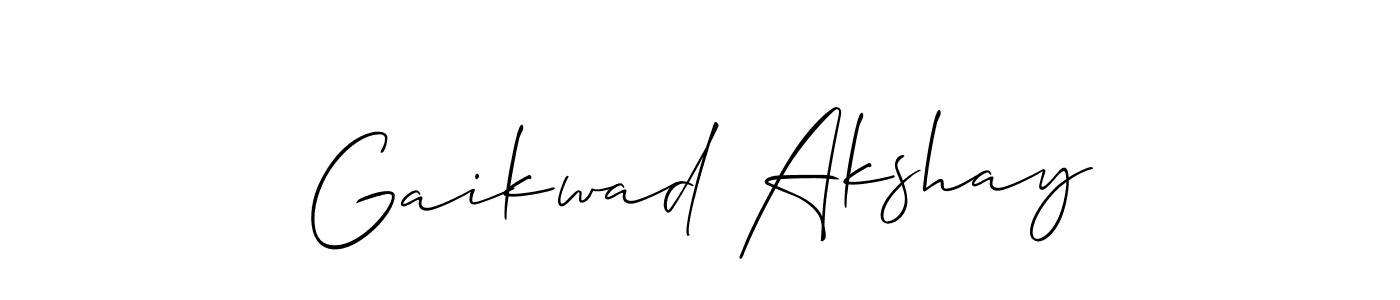 Make a beautiful signature design for name Gaikwad Akshay. Use this online signature maker to create a handwritten signature for free. Gaikwad Akshay signature style 2 images and pictures png