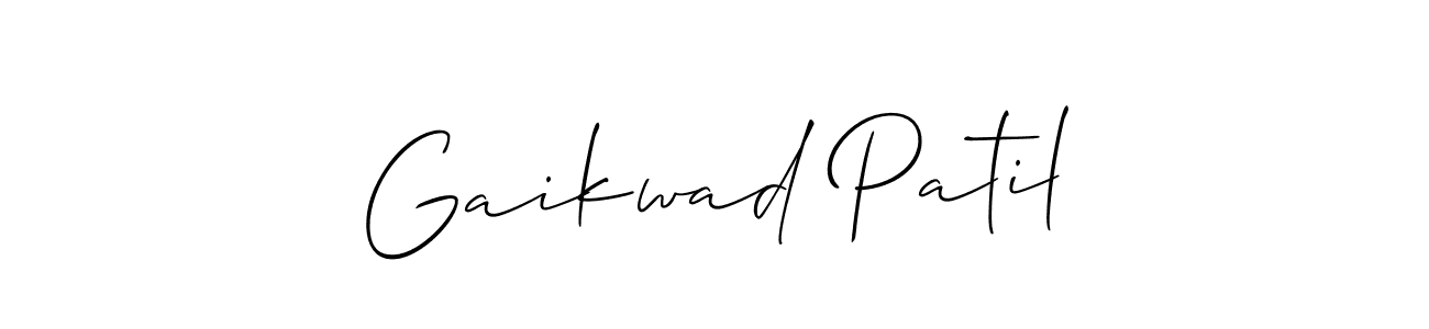 Best and Professional Signature Style for Gaikwad Patil. Allison_Script Best Signature Style Collection. Gaikwad Patil signature style 2 images and pictures png