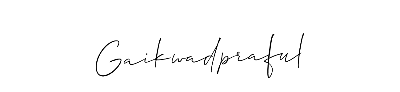 if you are searching for the best signature style for your name Gaikwadpraful. so please give up your signature search. here we have designed multiple signature styles  using Allison_Script. Gaikwadpraful signature style 2 images and pictures png