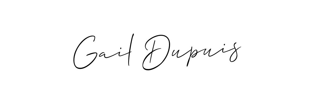 Once you've used our free online signature maker to create your best signature Allison_Script style, it's time to enjoy all of the benefits that Gail Dupuis name signing documents. Gail Dupuis signature style 2 images and pictures png