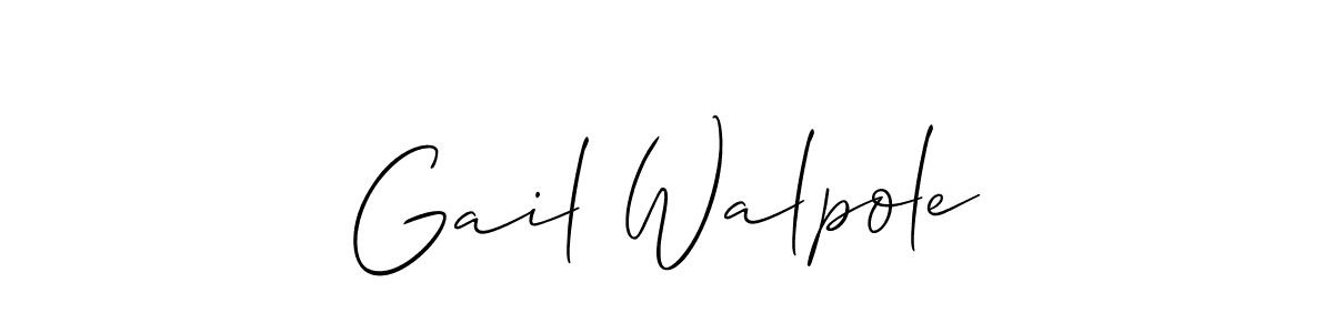 You can use this online signature creator to create a handwritten signature for the name Gail Walpole. This is the best online autograph maker. Gail Walpole signature style 2 images and pictures png