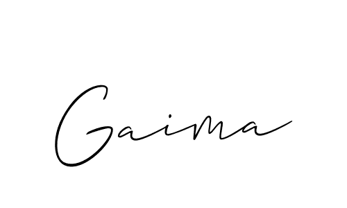 Make a beautiful signature design for name Gaima. Use this online signature maker to create a handwritten signature for free. Gaima signature style 2 images and pictures png