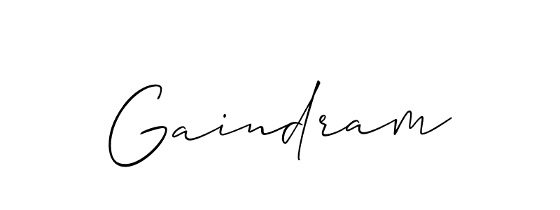 You should practise on your own different ways (Allison_Script) to write your name (Gaindram) in signature. don't let someone else do it for you. Gaindram signature style 2 images and pictures png