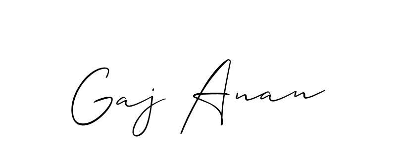 See photos of Gaj Anan official signature by Spectra . Check more albums & portfolios. Read reviews & check more about Allison_Script font. Gaj Anan signature style 2 images and pictures png