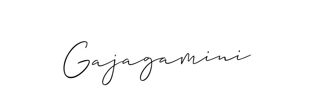 How to Draw Gajagamini signature style? Allison_Script is a latest design signature styles for name Gajagamini. Gajagamini signature style 2 images and pictures png