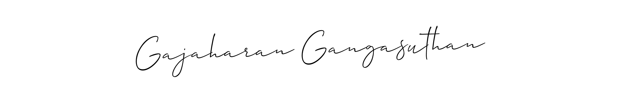 Once you've used our free online signature maker to create your best signature Allison_Script style, it's time to enjoy all of the benefits that Gajaharan Gangasuthan name signing documents. Gajaharan Gangasuthan signature style 2 images and pictures png