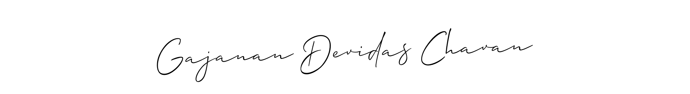 You should practise on your own different ways (Allison_Script) to write your name (Gajanan Devidas Chavan) in signature. don't let someone else do it for you. Gajanan Devidas Chavan signature style 2 images and pictures png