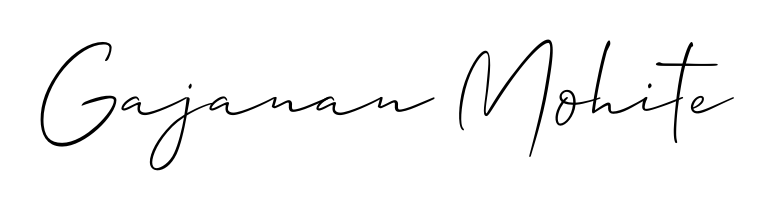 Practice writing Gajanan Mohite with the flow of Allison_Script lettering. A fantastic source of inspiration for developing your personal signature style. Gajanan Mohite signature style 2 images and pictures png