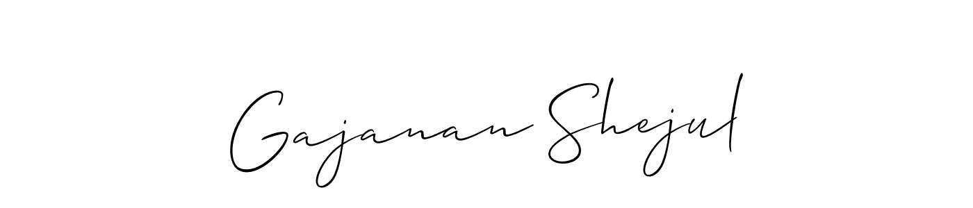 Best and Professional Signature Style for Gajanan Shejul. Allison_Script Best Signature Style Collection. Gajanan Shejul signature style 2 images and pictures png