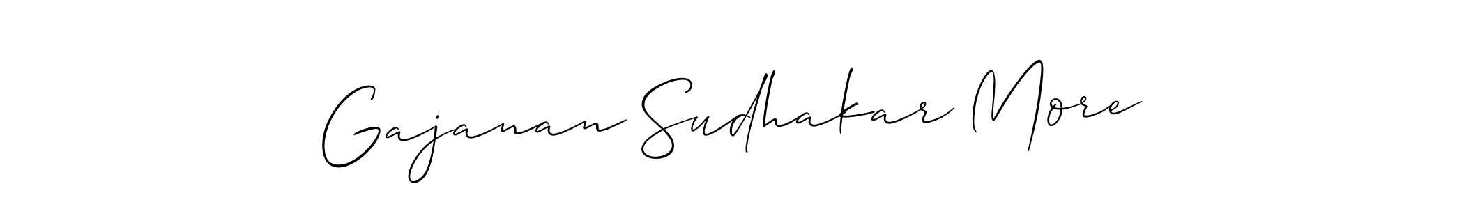 Make a beautiful signature design for name Gajanan Sudhakar More. Use this online signature maker to create a handwritten signature for free. Gajanan Sudhakar More signature style 2 images and pictures png