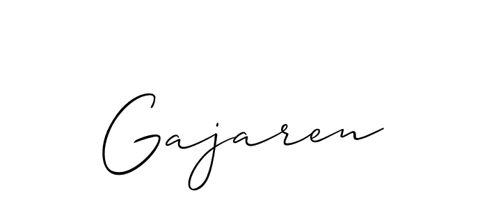 if you are searching for the best signature style for your name Gajaren. so please give up your signature search. here we have designed multiple signature styles  using Allison_Script. Gajaren signature style 2 images and pictures png