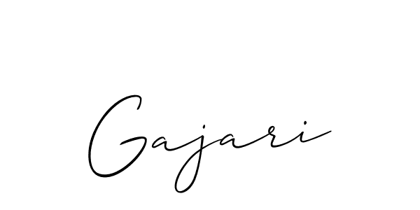 How to make Gajari name signature. Use Allison_Script style for creating short signs online. This is the latest handwritten sign. Gajari signature style 2 images and pictures png