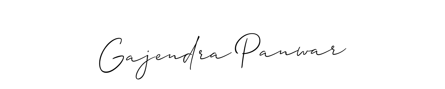 Design your own signature with our free online signature maker. With this signature software, you can create a handwritten (Allison_Script) signature for name Gajendra Panwar. Gajendra Panwar signature style 2 images and pictures png