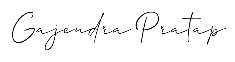 Designed for modern professionals: Gajendra Pratap name signature crafted with Allison_Script script. Ready for digital PDF workflows. Gajendra Pratap signature style 2 images and pictures png