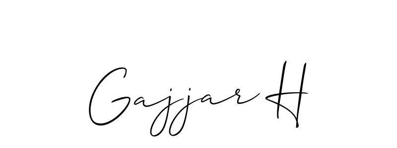 See photos of Gajjar H official signature by Spectra . Check more albums & portfolios. Read reviews & check more about Allison_Script font. Gajjar H signature style 2 images and pictures png
