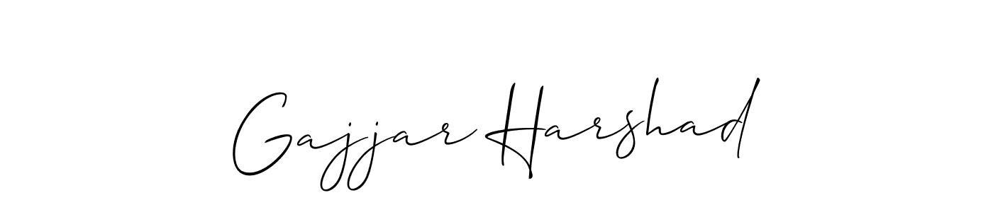 You should practise on your own different ways (Allison_Script) to write your name (Gajjar Harshad) in signature. don't let someone else do it for you. Gajjar Harshad signature style 2 images and pictures png